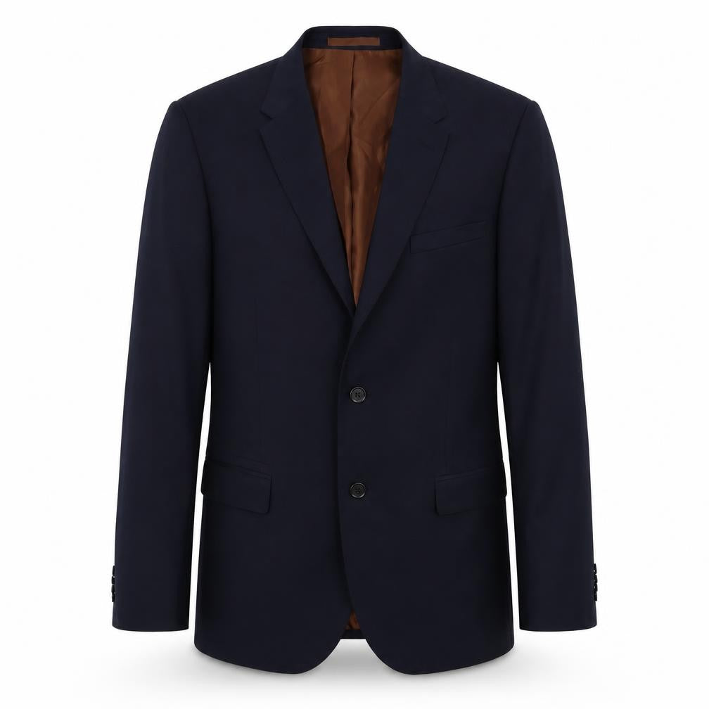 Mens UK Size 42 River Island Regular Blue Suit Jacket