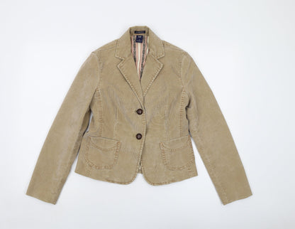 Gap Womens Beige Jacket Size XS Button
