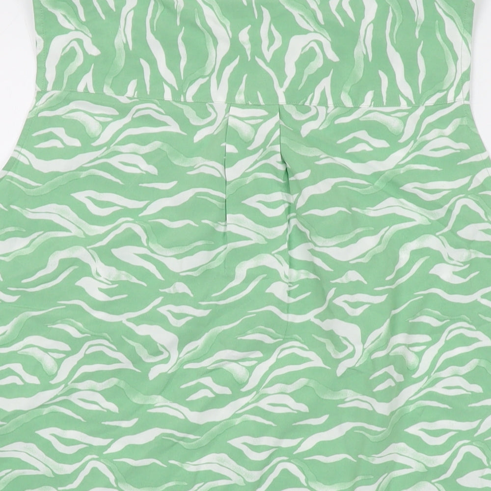 Womens UK Size 10 TOM TAILOR Green Basic Tank