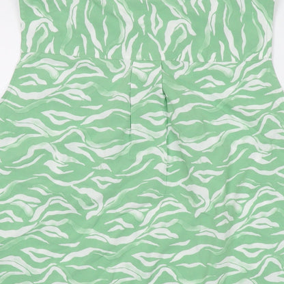 Womens UK Size 10 TOM TAILOR Green Basic Tank