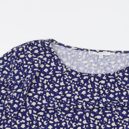 Womens UK Size XL Lakeland Blue Basic Blouse
