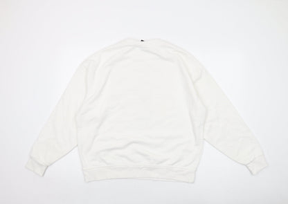Lakers Womens White Polyester Pullover Sweatshirt Size 6 Pullover