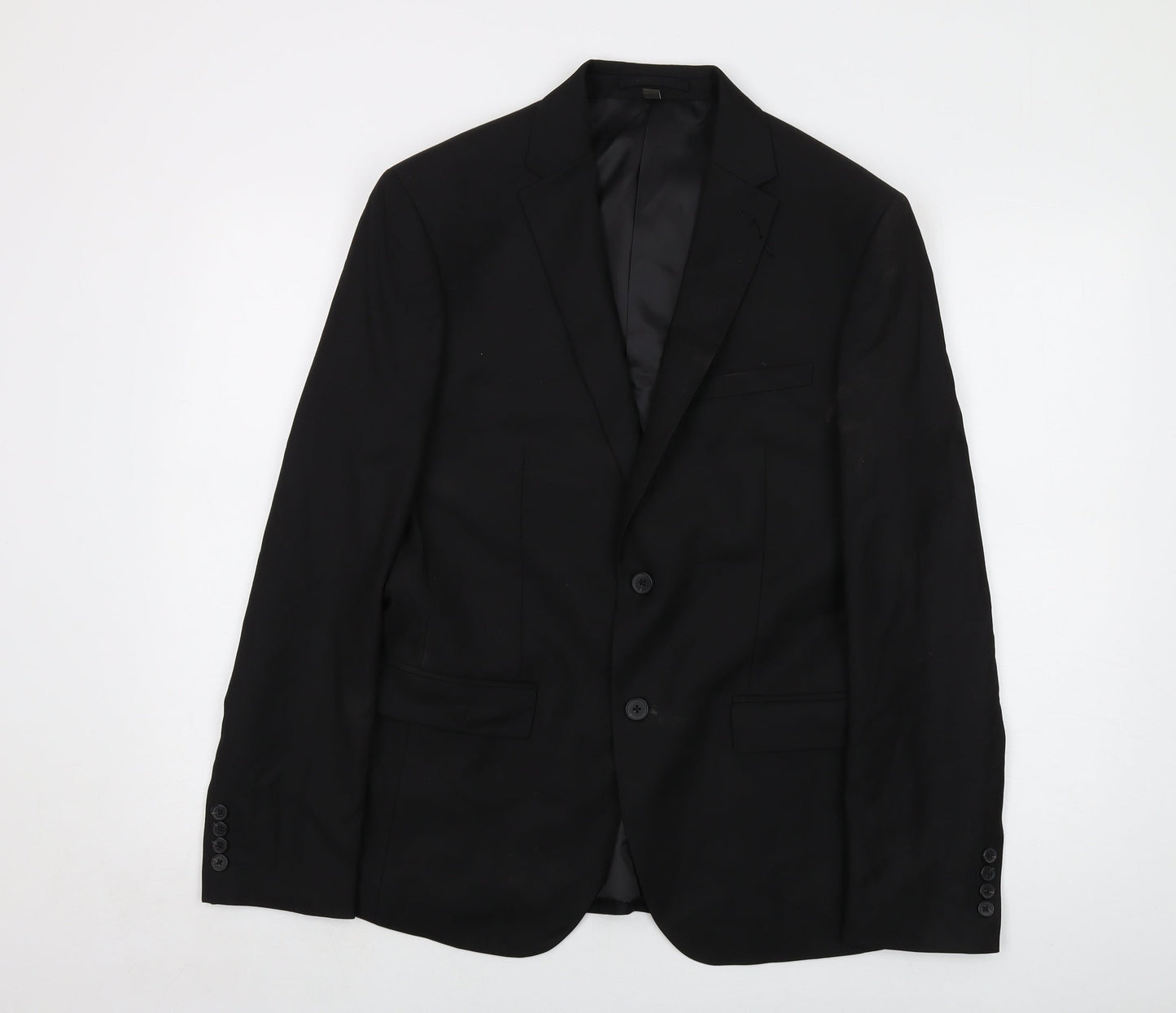 Mens UK Size 40 Marks and Spencer Regular Black Suit Jacket