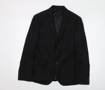 Mens UK Size 40 Marks and Spencer Regular Black Suit Jacket