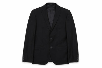 Marks & Spencer Mens Black Polyester Jacket Suit Jacket Size 40 Regular