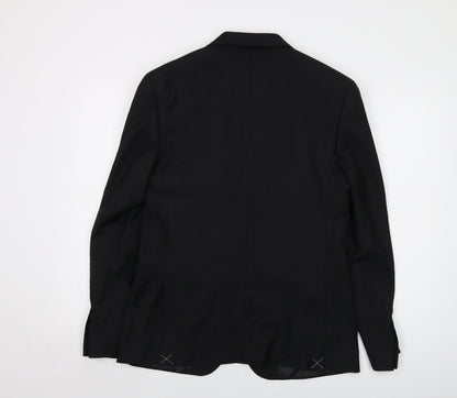 Mens UK Size 40 Marks and Spencer Regular Black Suit Jacket