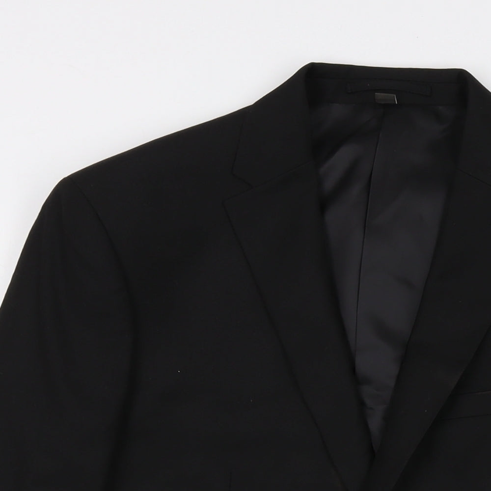 Mens UK Size 40 Marks and Spencer Regular Black Suit Jacket