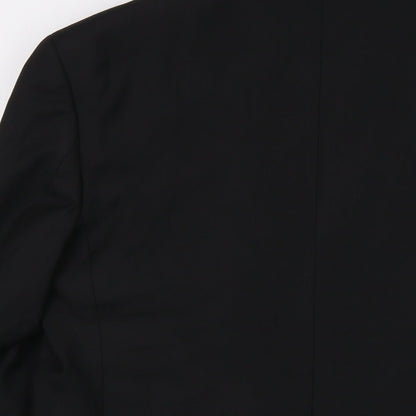 Mens UK Size 40 Marks and Spencer Regular Black Suit Jacket