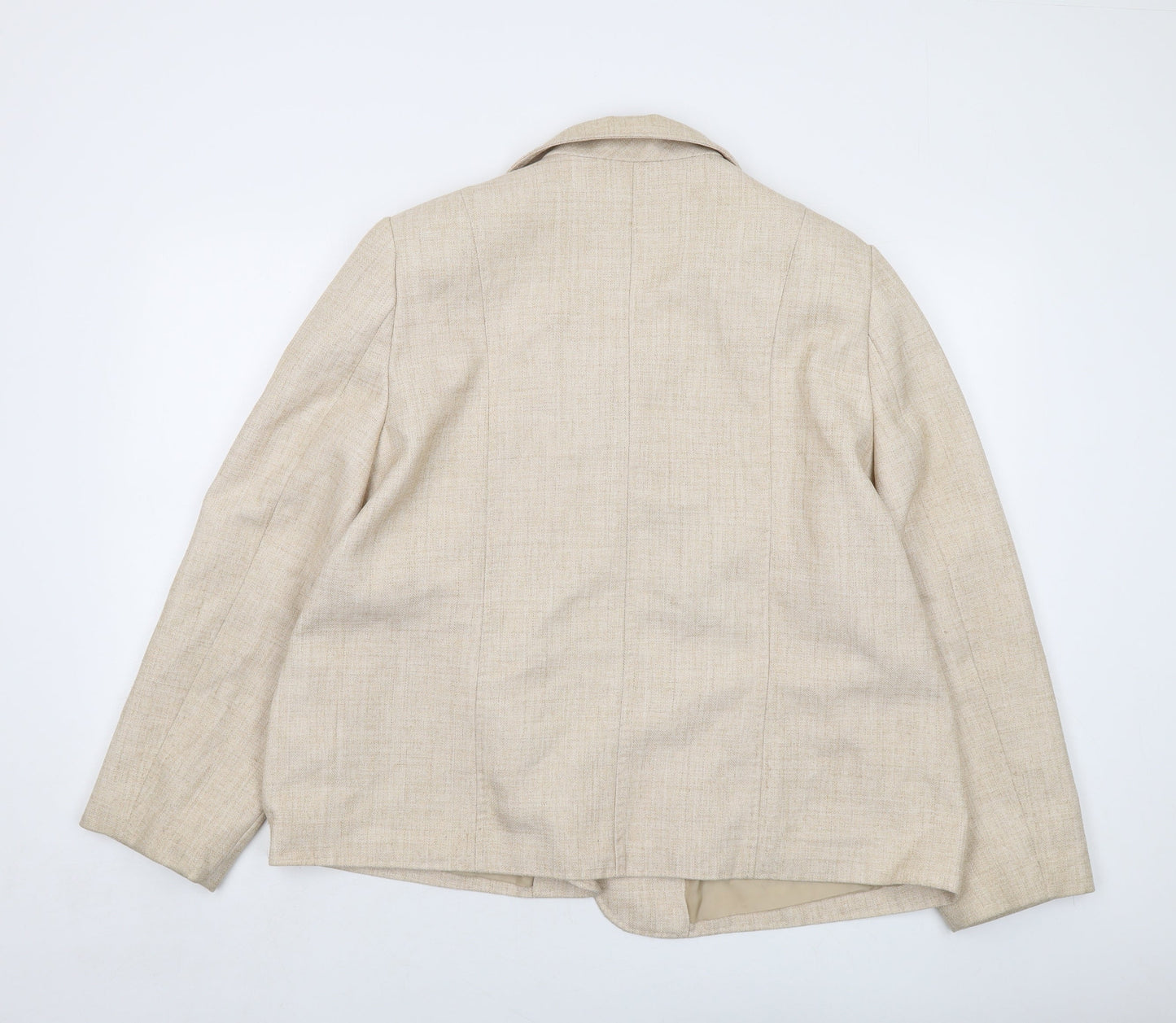 Womens UK Size 22 EWM Beige Jacket