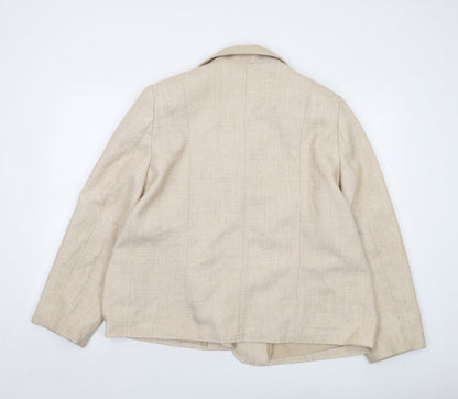 Womens UK Size 22 EWM Beige Jacket