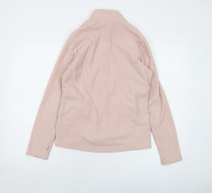Marks and Spencer Womens Pink Jacket Size 10 Zip