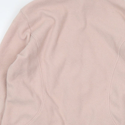 Marks and Spencer Womens Pink Jacket Size 10 Zip