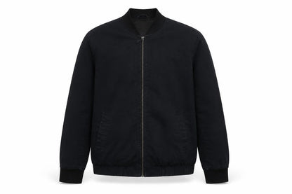 Mens UK Size M River Island Black Bomber Jacket