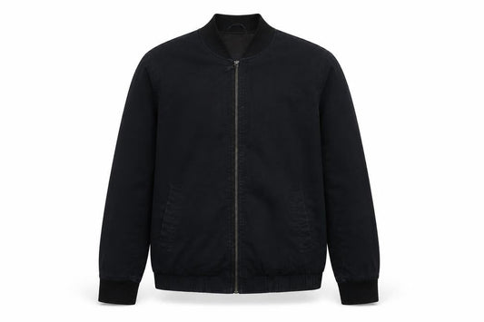 Mens UK Size M River Island Black Bomber Jacket