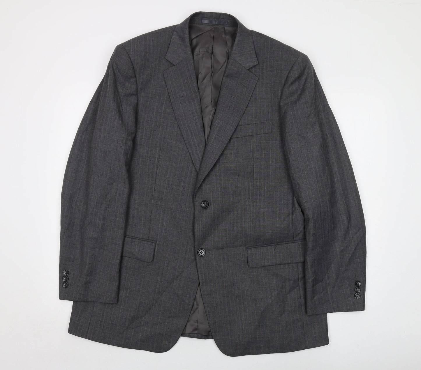 Mens UK Size 42 Brook Taverner Regular Grey Suit Jacket