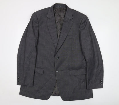 Mens UK Size 42 Brook Taverner Regular Grey Suit Jacket