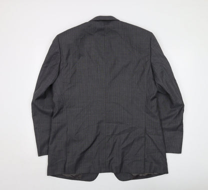 Mens UK Size 42 Brook Taverner Regular Grey Suit Jacket