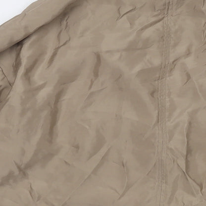 H&M Womens Beige Jacket Size S Button