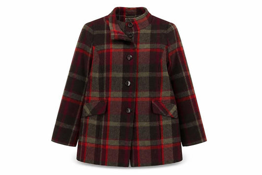 Womens UK Size 18 Classic Multicoloured Overcoat