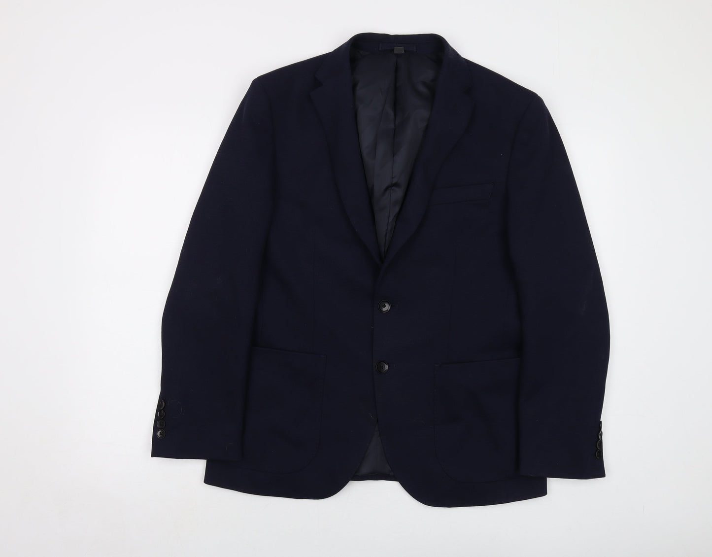 Mens UK Size 38 Marks and Spencer Regular Blue Suit Jacket
