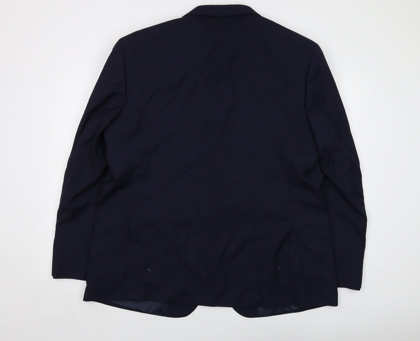 Mens UK Size 46 Marks and Spencer Regular Blue Suit Jacket