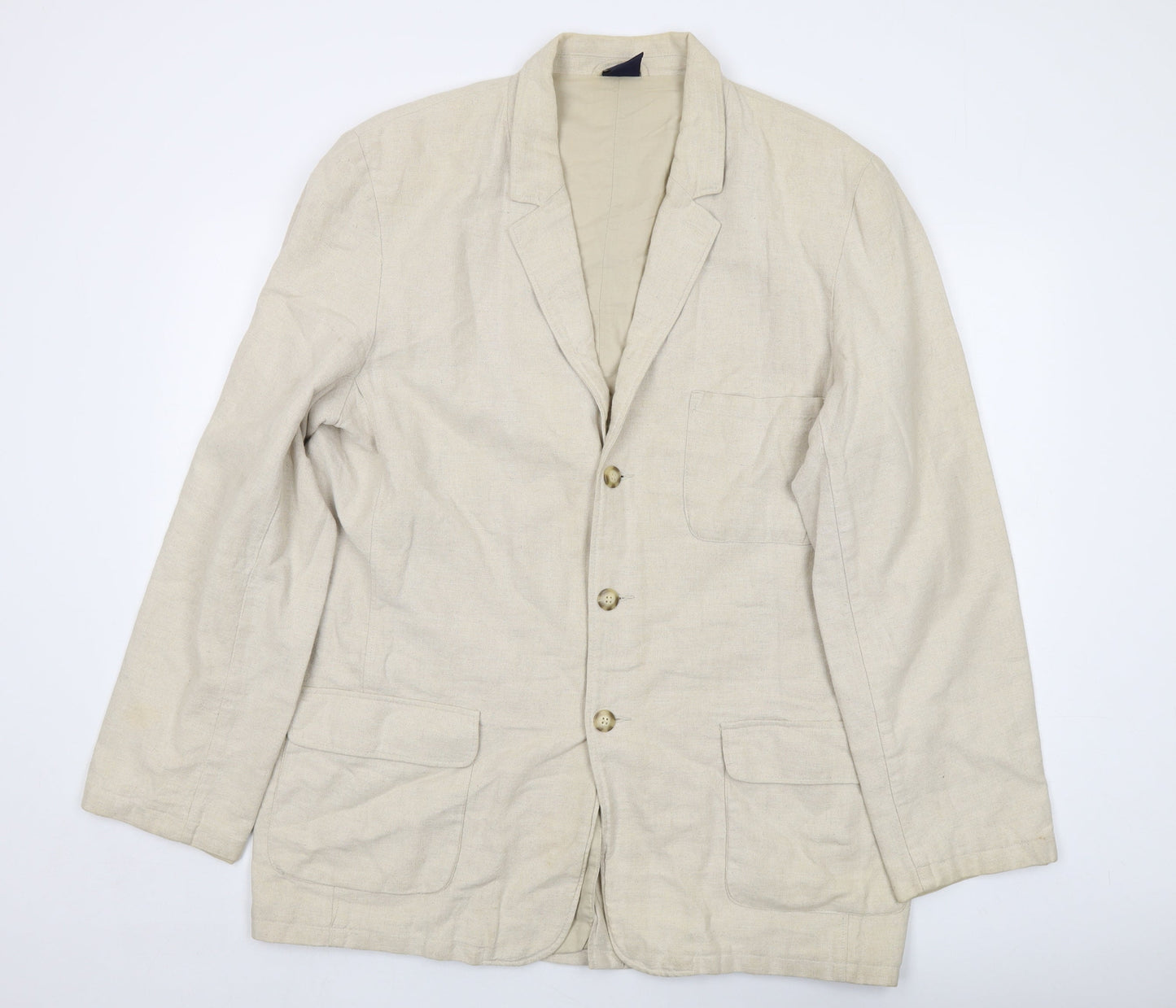Mens UK Size XL Cotton Traders Beige Jacket