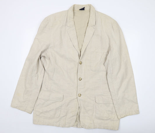 Mens UK Size XL Cotton Traders Beige Jacket