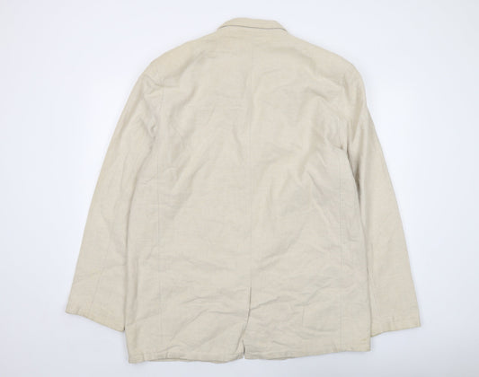Mens UK Size XL Cotton Traders Beige Jacket