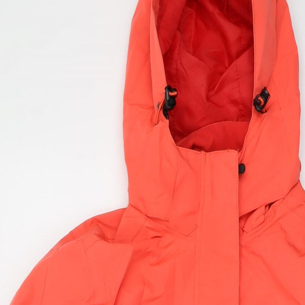 Adventure Trall Womens Orange Jacket Size 14 Zip