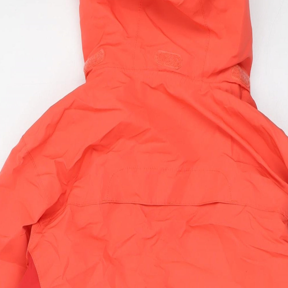 Adventure Trall Womens Orange Jacket Size 14 Zip