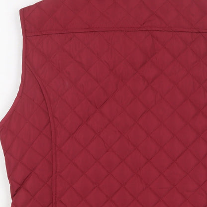 Womens UK Size 14 David Barry Pink Gilet