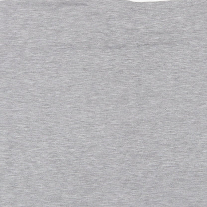Disney Womens Grey Polyester Cropped T-Shirt Size 20 Collared - Minnie Mouse