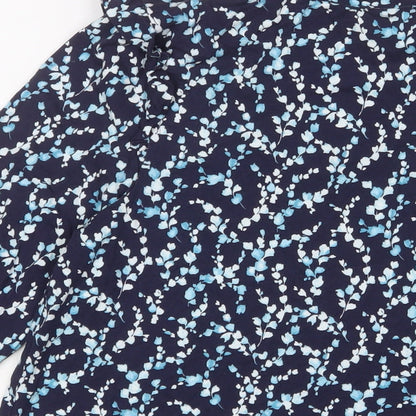 Womens UK Size 12 Phase Eight Blue Basic Blouse