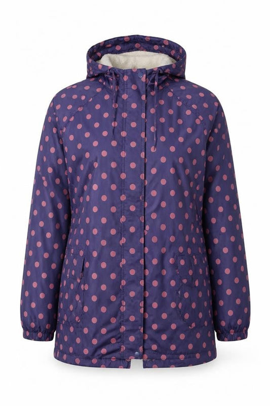 Womens UK Size 12 Cotton Traders Purple Jacket