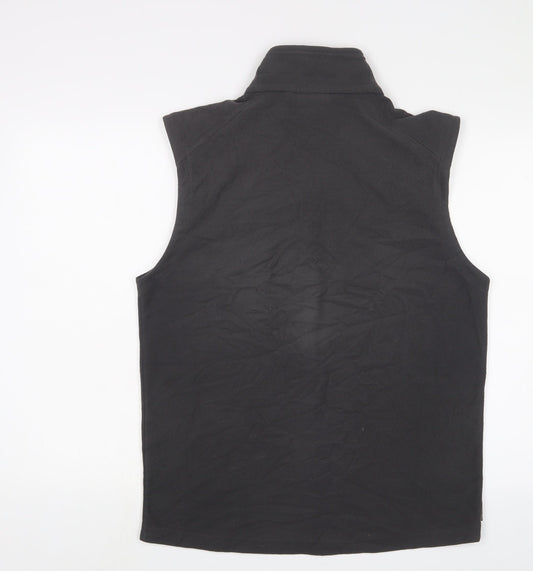 Wynnster Mens Grey Gilet Jacket Size M Zip - Logo, Embroidered