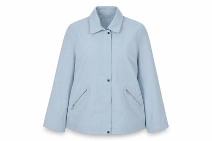 Katherine Hamnett Womens Blue Jacket Size 18 Zip