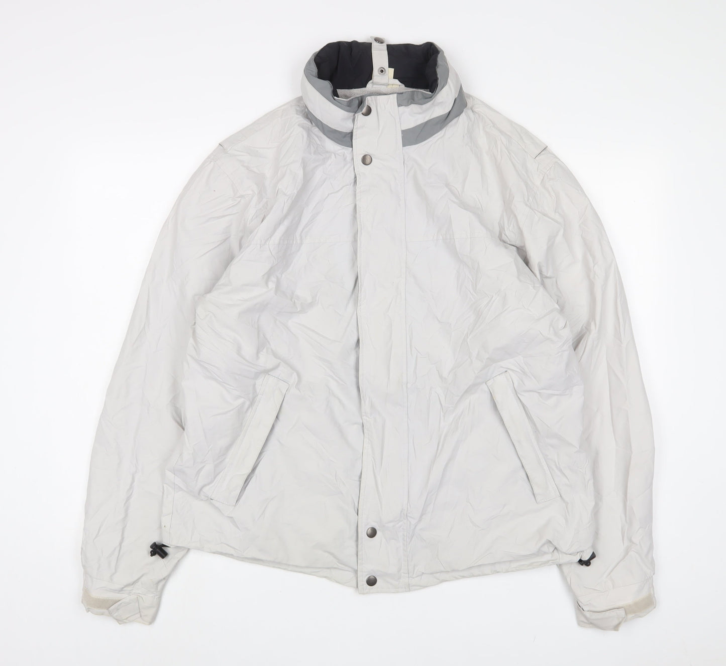 Mens UK Size L Cotton Traders Grey Jacket