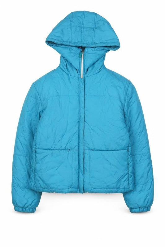 Womens UK Size 14 Mexx Blue Quilted Coat
