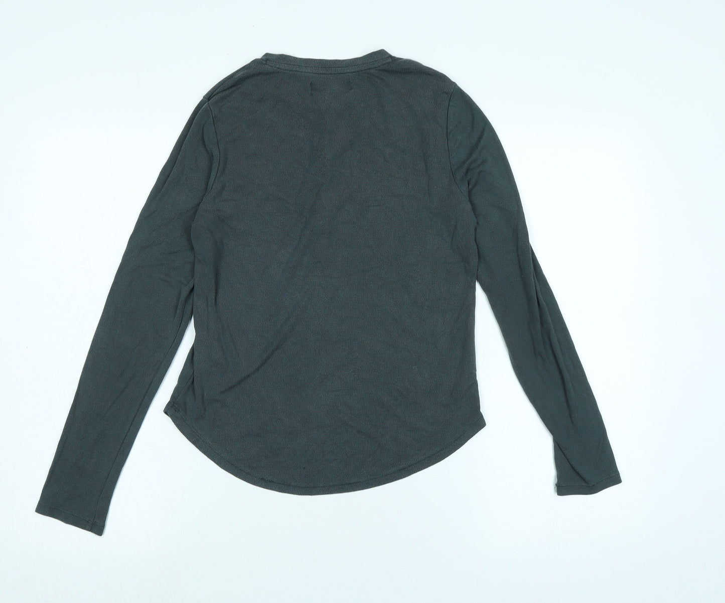 Womens UK Size 8 Per Una Grey Jersey T-Shirt