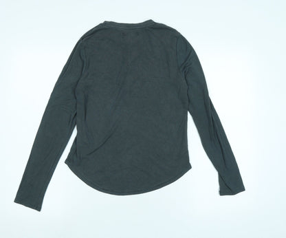 Womens UK Size 8 Per Una Grey Jersey T-Shirt