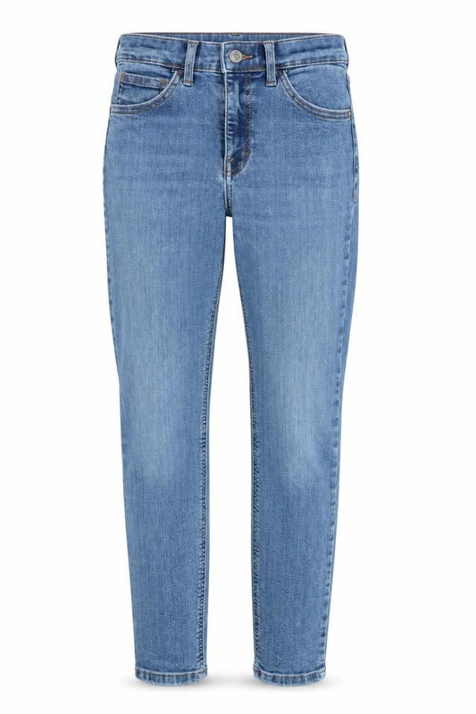 Womens UK Size 28 in Topshop Regular Fit Tapered Blue Jeans