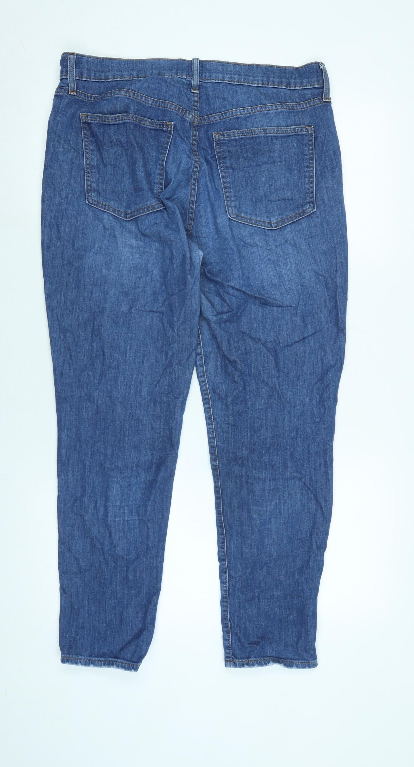 Mens UK Size 32 in Gap Regular Fit Straight Blue Jeans