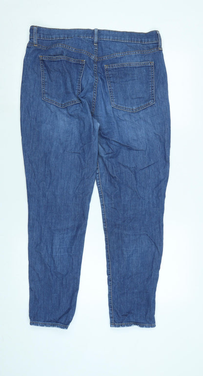 Mens UK Size 32 in Gap Regular Fit Straight Blue Jeans
