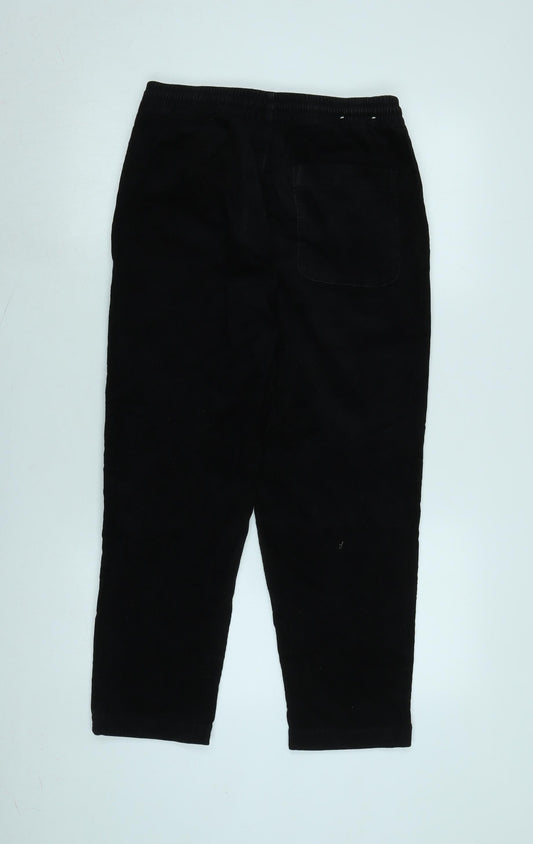 Womens UK Size 28 in Uniqlo Regular Fit  Black Trousers
