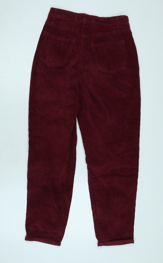 Womens UK Size 25 in Hollister Regular Fit  Red Trousers