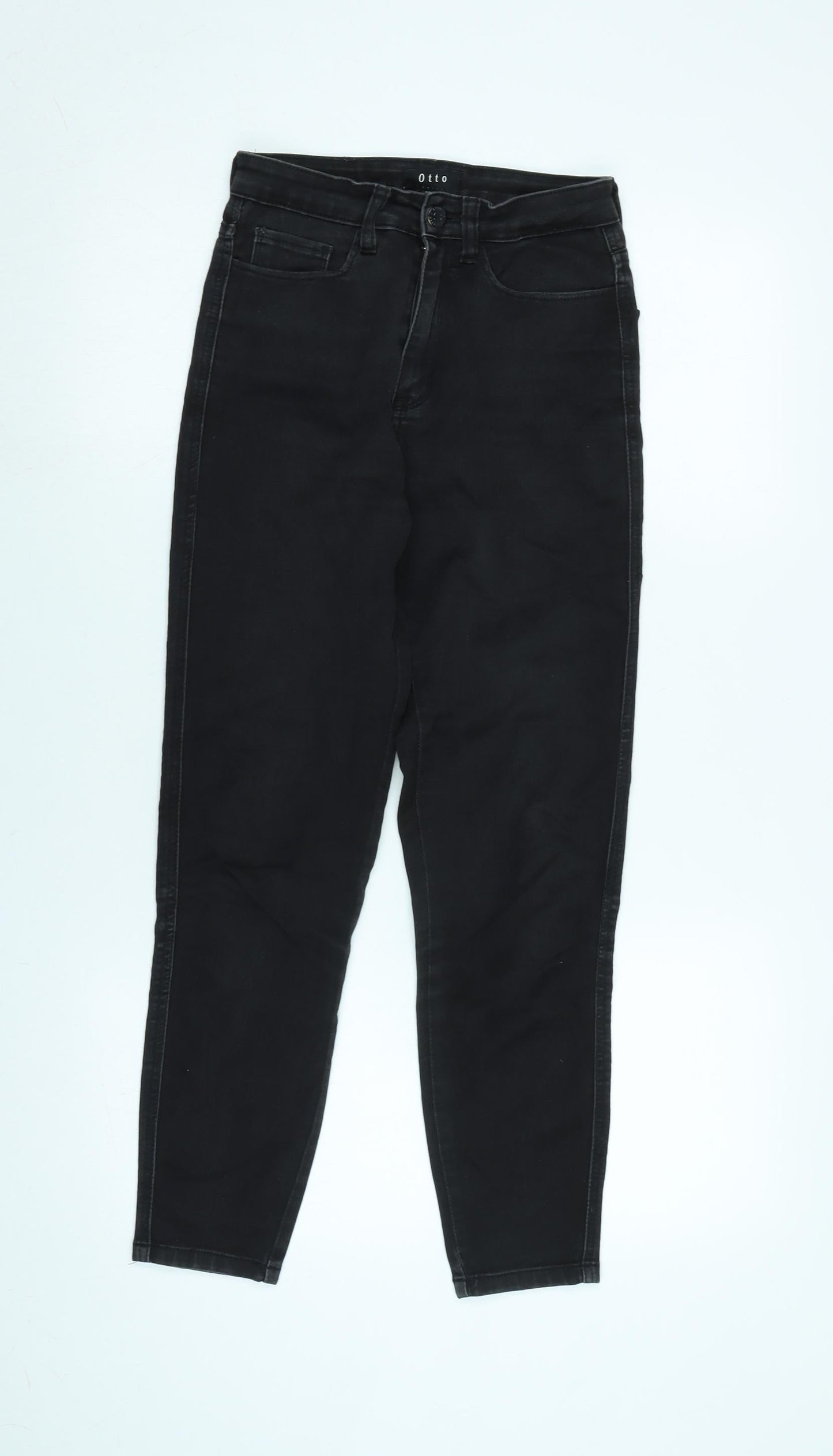 Otto Womens Black Cotton Blend Tapered Jeans Size 22 in L26 in Regular Zip
