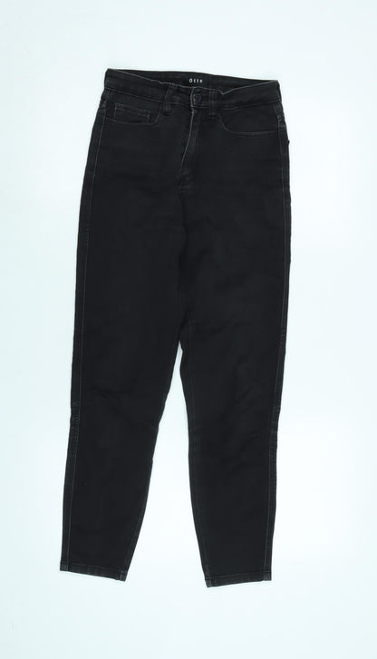 Otto Womens Black Cotton Blend Tapered Jeans Size 22 in L26 in Regular Zip