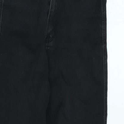 Otto Womens Black Cotton Blend Tapered Jeans Size 22 in L26 in Regular Zip