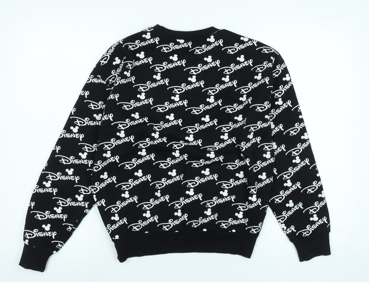 Womens UK Size One Size Disney Black Pullover Sweatshirt