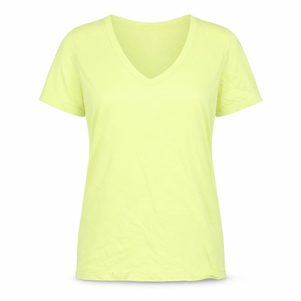 Womens UK Size M Gap Yellow Basic T-Shirt